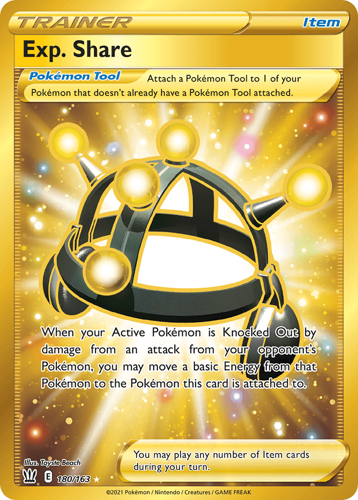 Exp. Share Battle Styles card