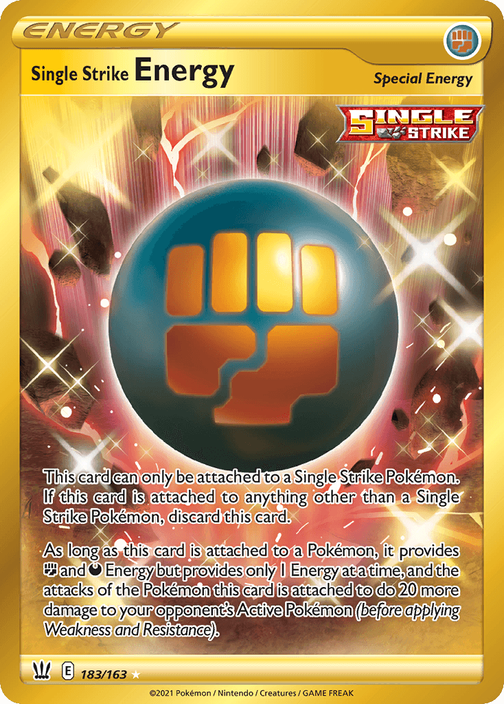 Single Strike Energy Battle Styles card