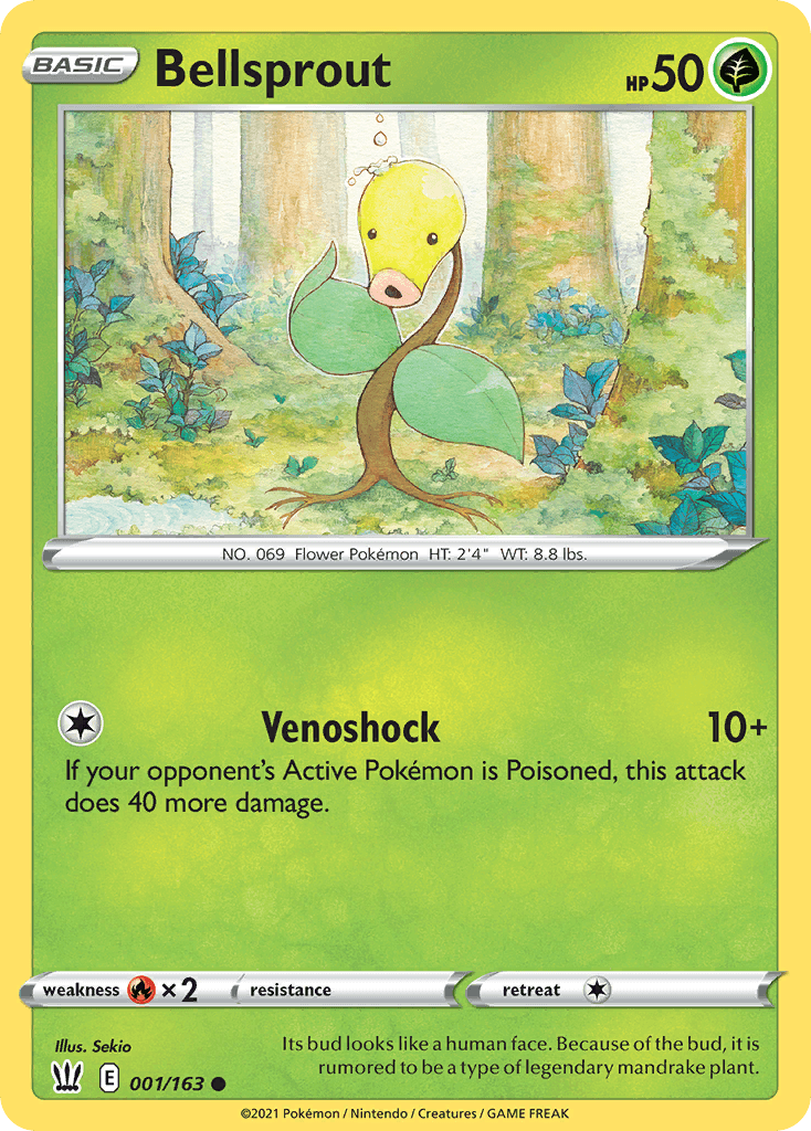 Bellsprout Battle Styles card