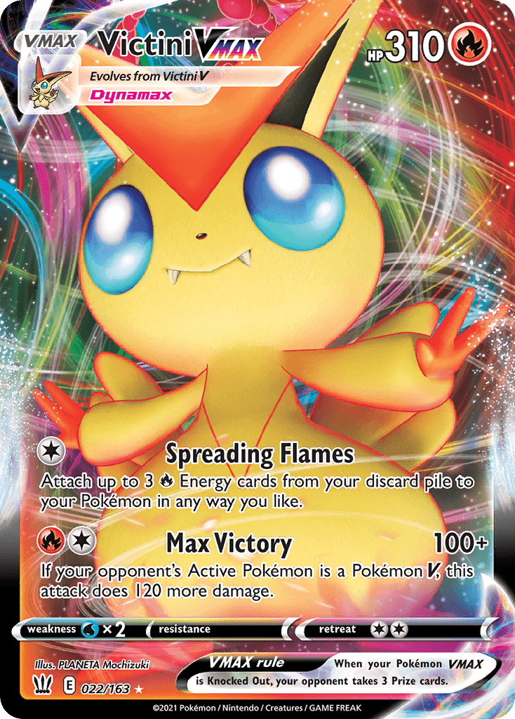 Victini VMAX Battle Styles card