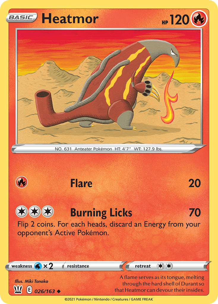 Heatmor Battle Styles card