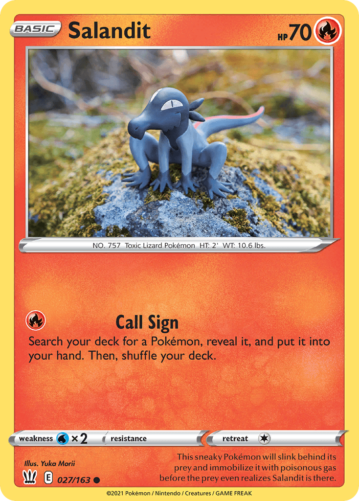 Salandit Battle Styles card