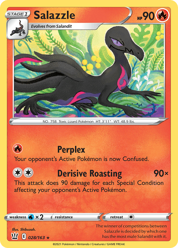 Salazzle Battle Styles card