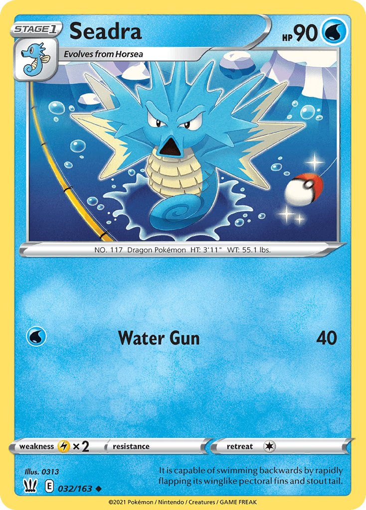 Seadra Battle Styles card