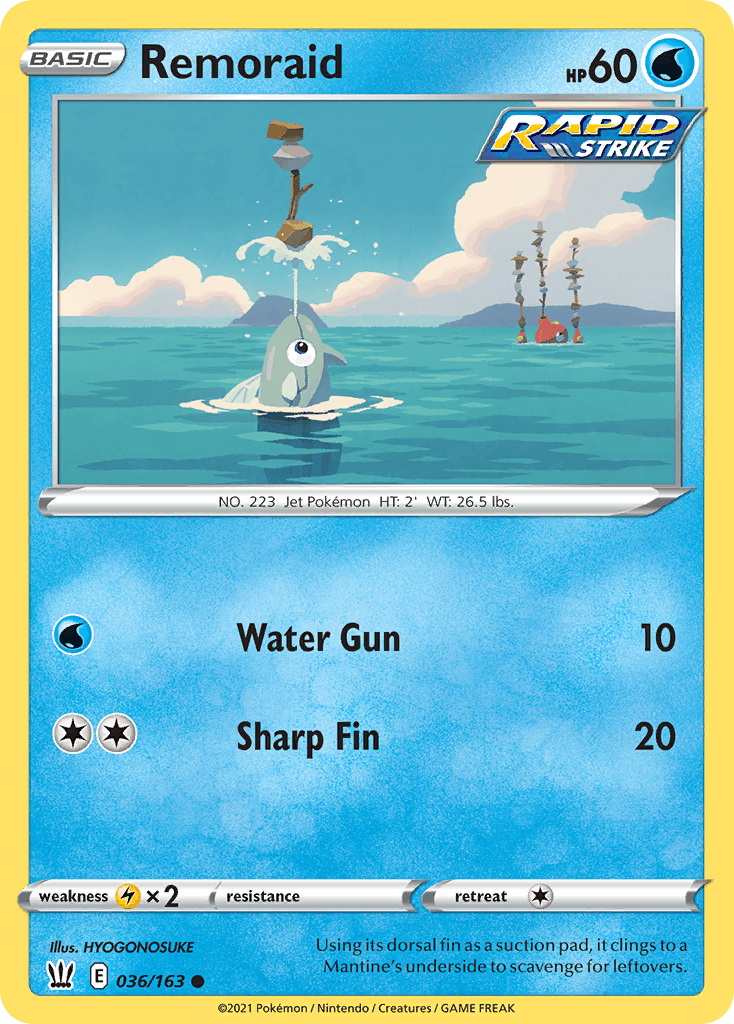 Remoraid Battle Styles card
