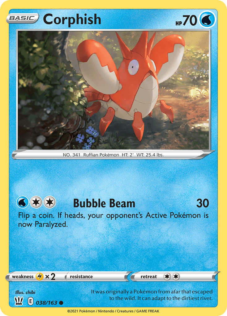 Corphish Battle Styles card