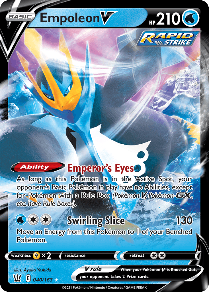 Empoleon V Battle Styles card