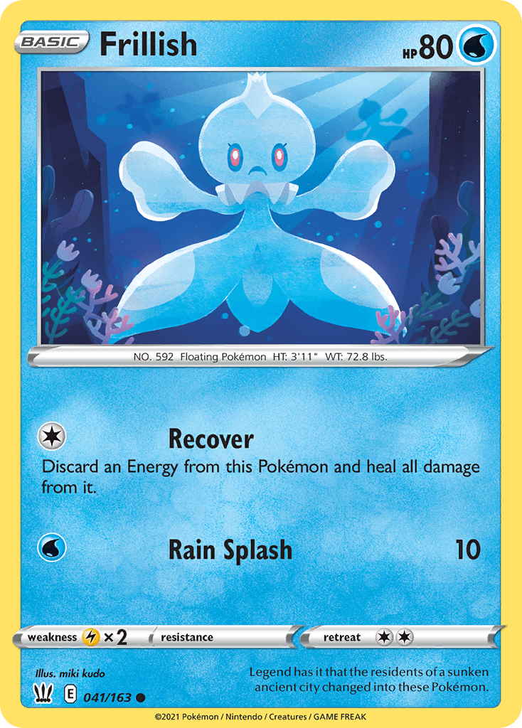 Frillish Battle Styles card