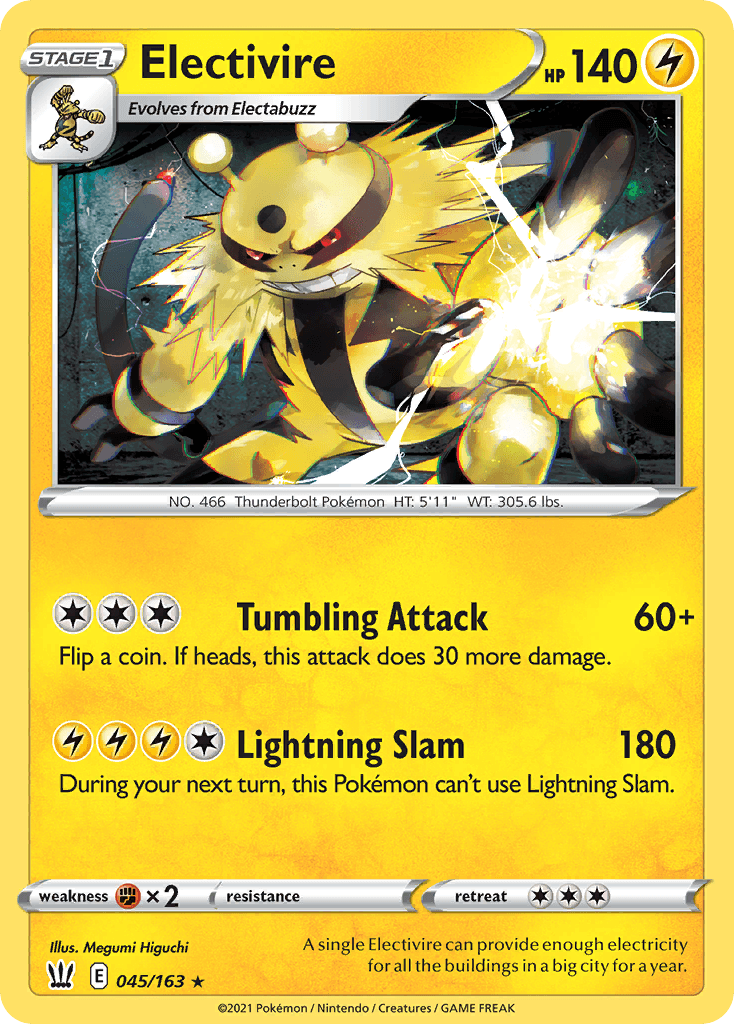 Electivire Battle Styles card
