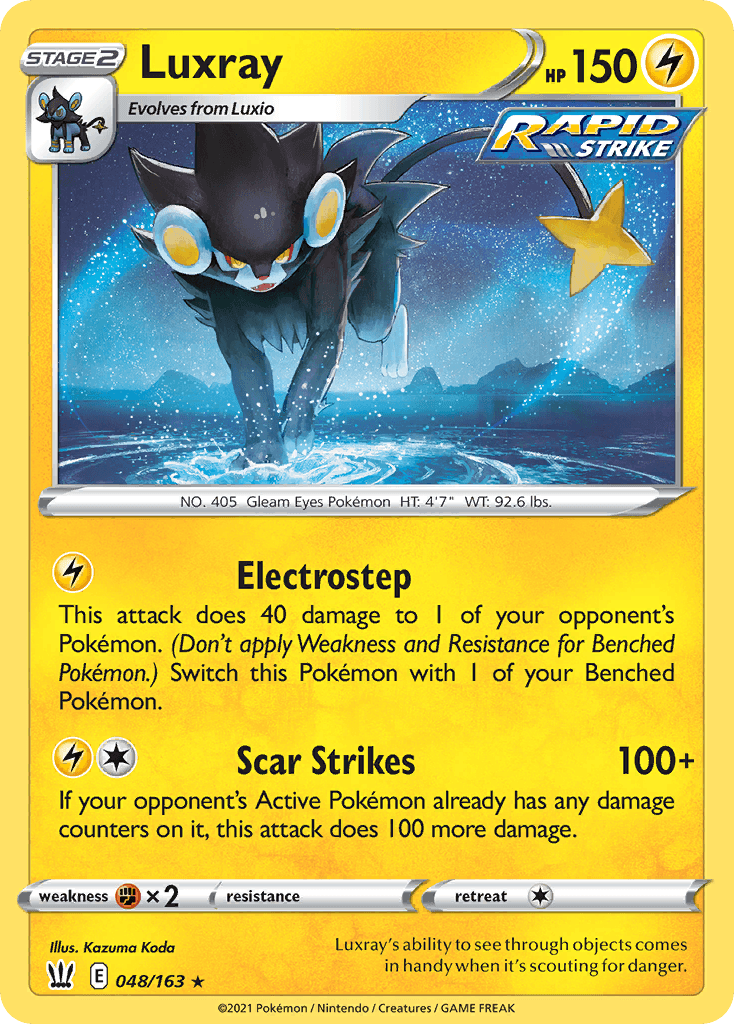 Luxray Battle Styles card