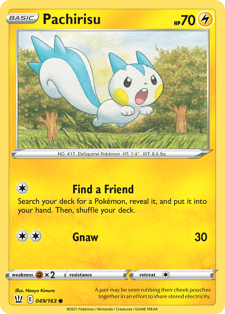Pachirisu Battle Styles card