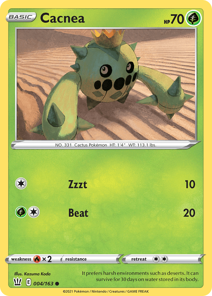 Cacnea Battle Styles card
