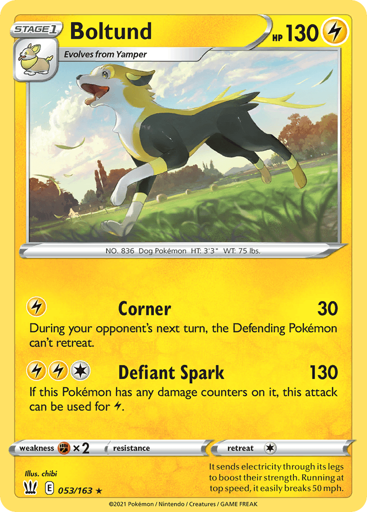 Boltund Battle Styles card