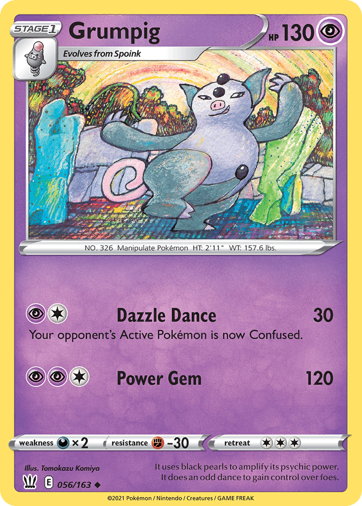 Grumpig Battle Styles card