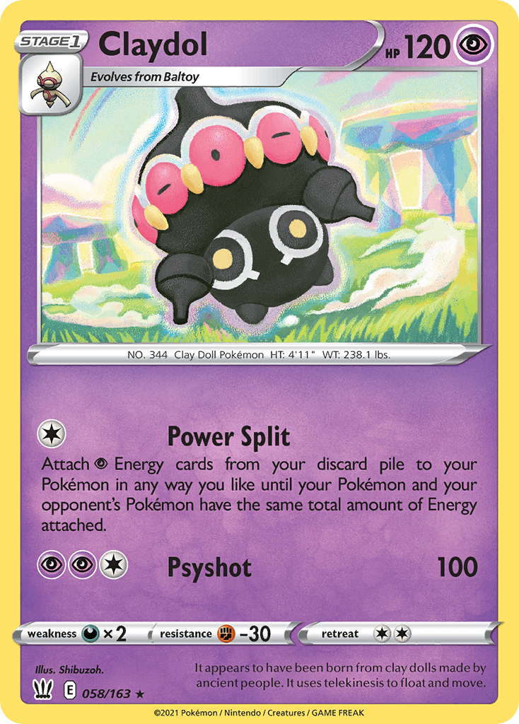 Claydol Battle Styles card