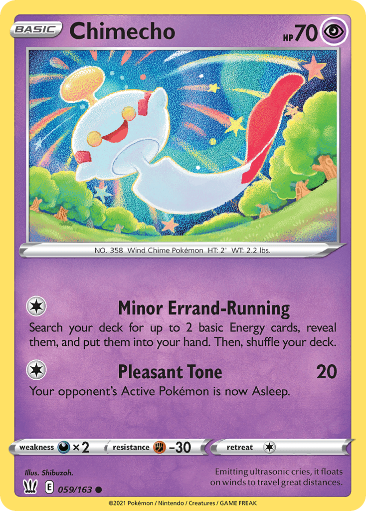 Chimecho Battle Styles card