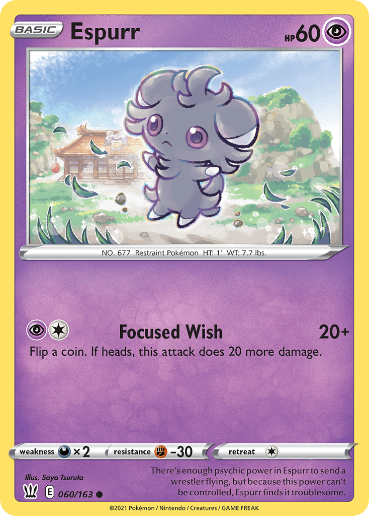 Espurr Battle Styles card