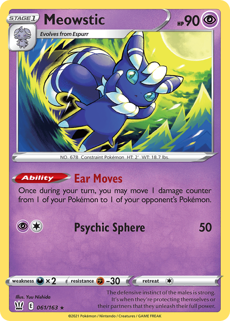 Meowstic Battle Styles card