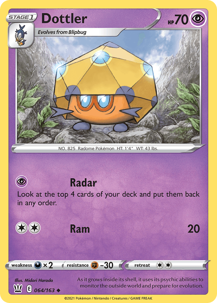 Dottler Battle Styles card