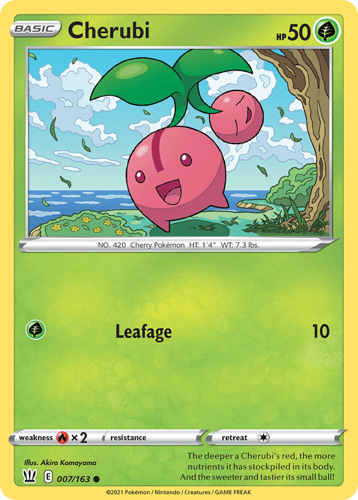 Cherubi Battle Styles card