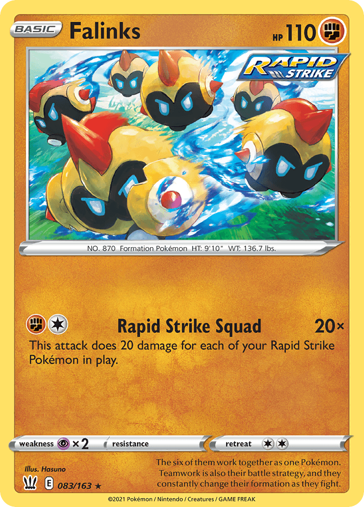Falinks Battle Styles card