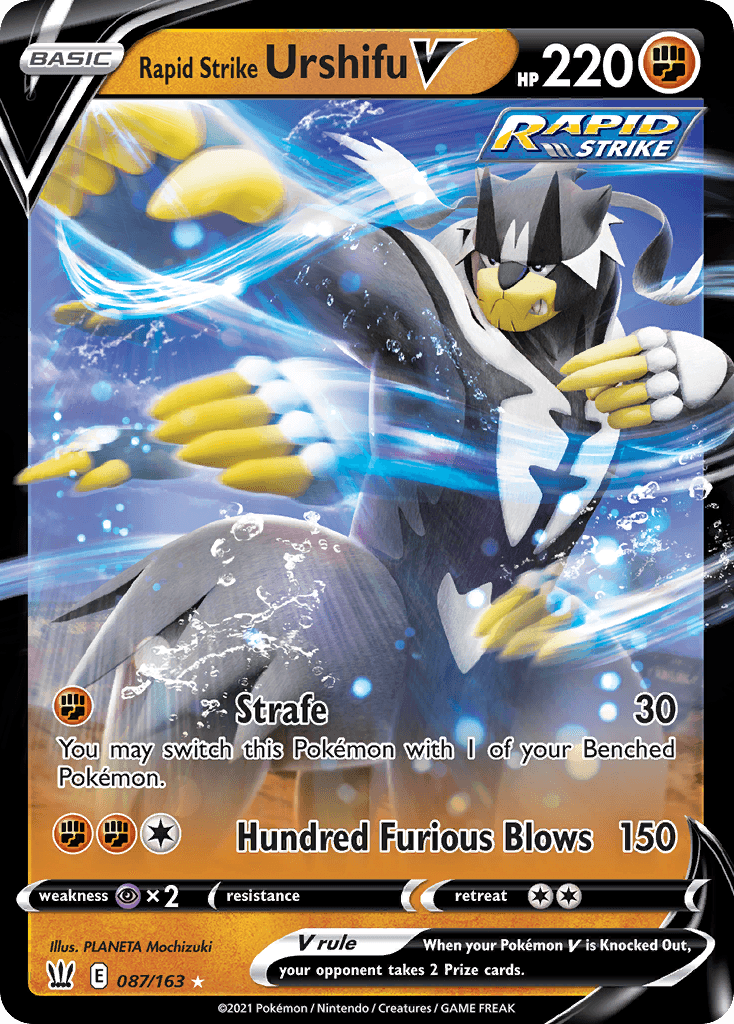 Rapid Strike Urshifu V Battle Styles card