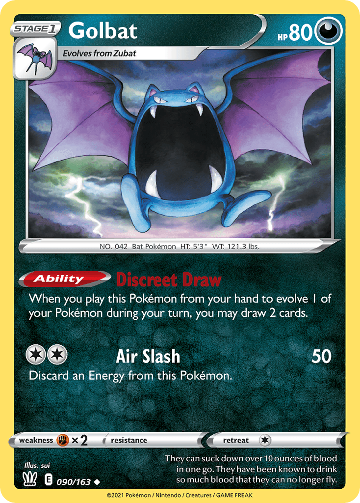Golbat Battle Styles card