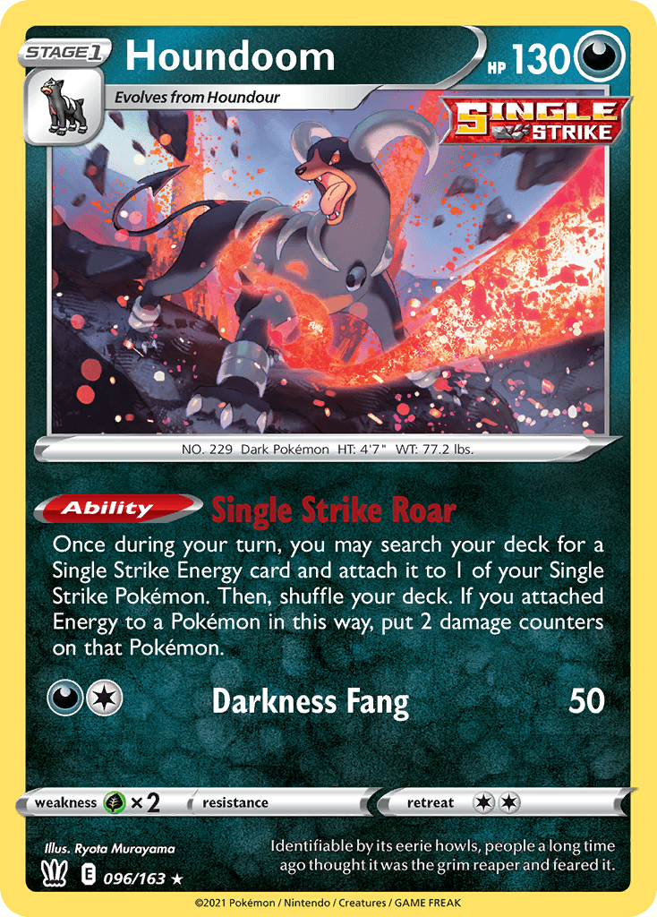 Houndoom Battle Styles card