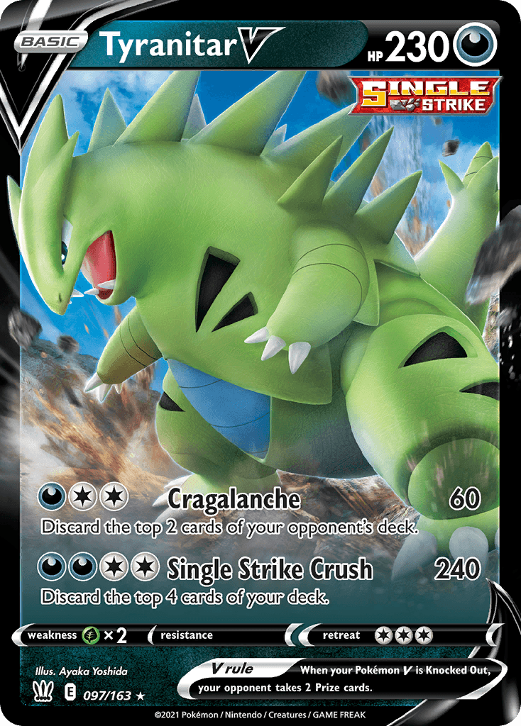 Tyranitar V Battle Styles card