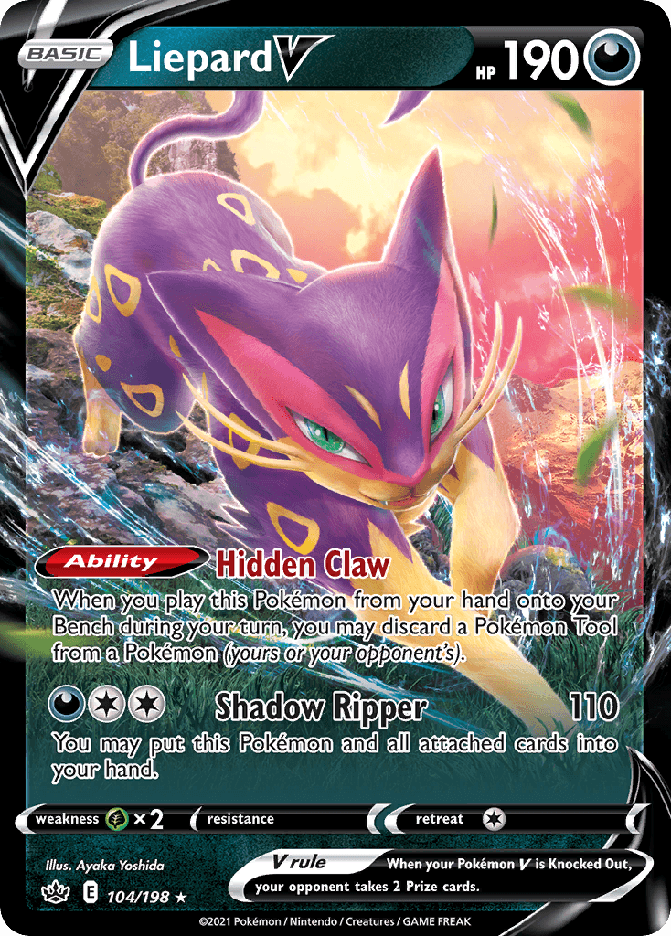 Liepard V Chilling Reign card