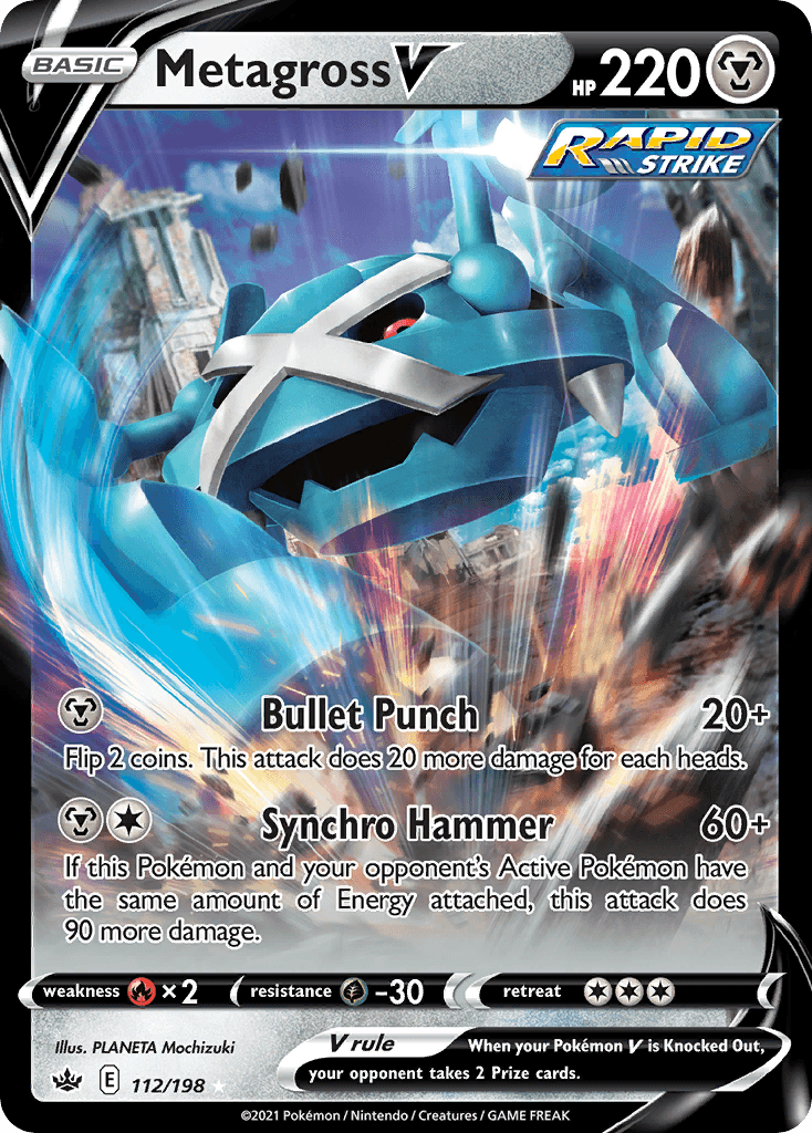 Metagross V Chilling Reign card