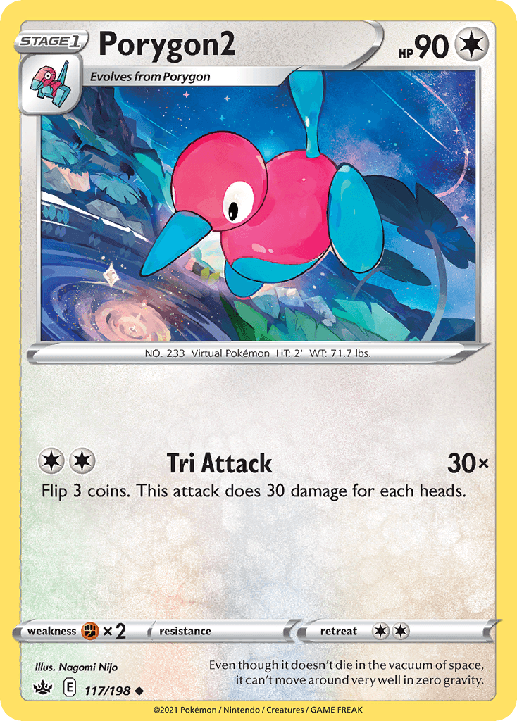 Porygon2 Chilling Reign card