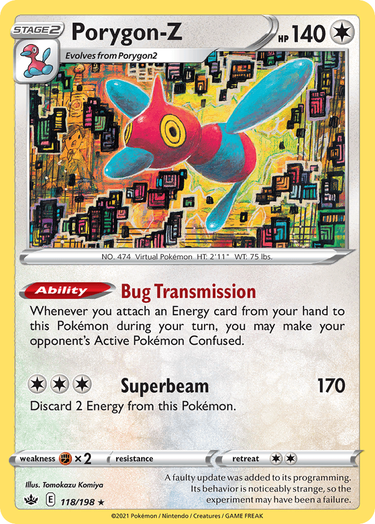 Porygon-Z Chilling Reign card