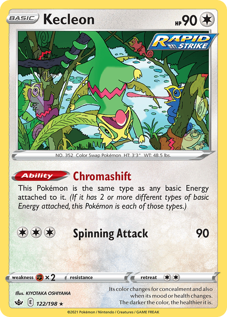 Kecleon Chilling Reign card