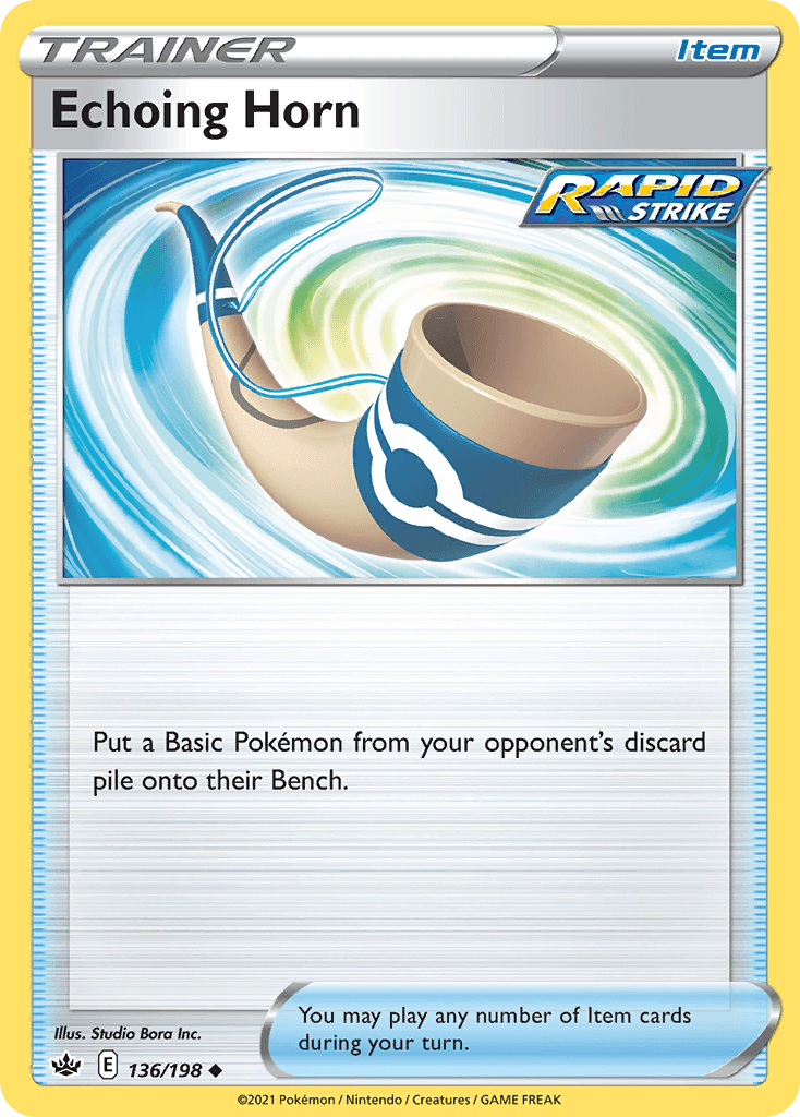 Echoing Horn Chilling Reign card