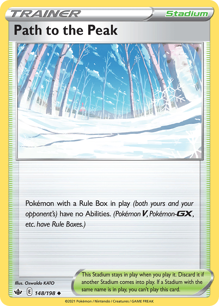 Path to the Peak Chilling Reign card