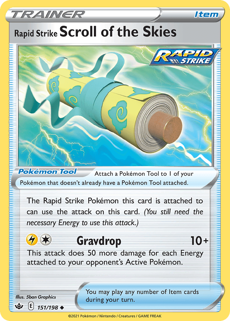 Rapid Strike Scroll of the Skies Chilling Reign card
