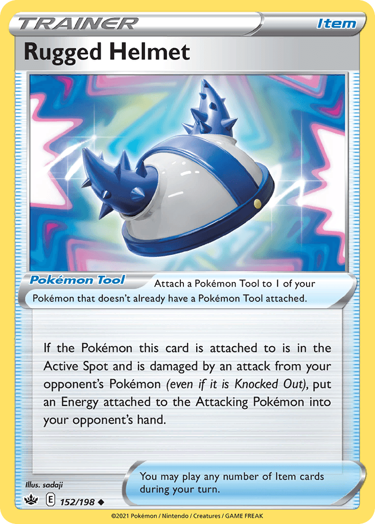 Rugged Helmet Chilling Reign card