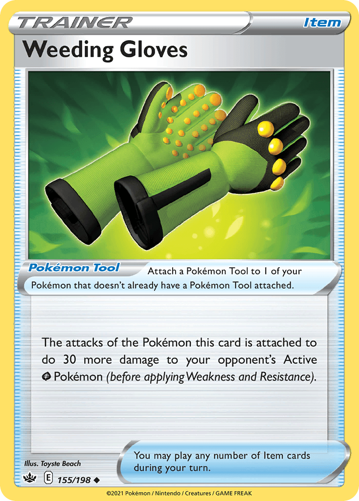 Weeding Gloves Chilling Reign card