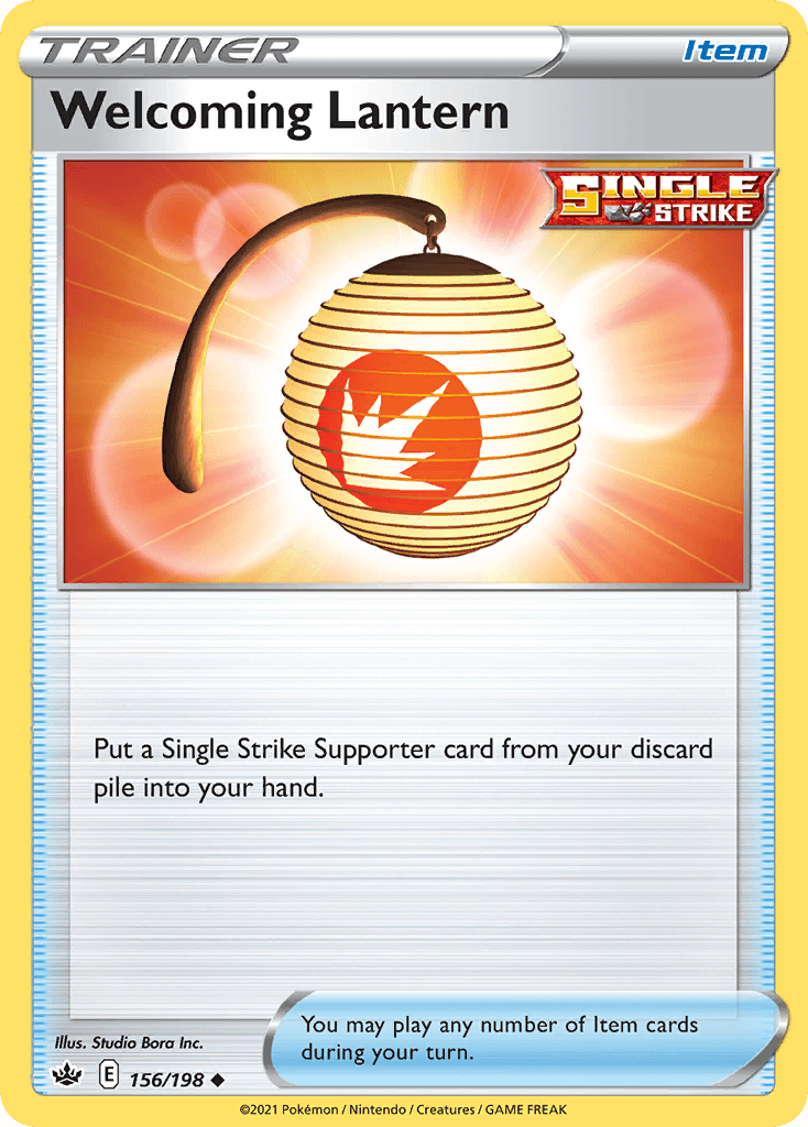 Welcoming Lantern Chilling Reign card