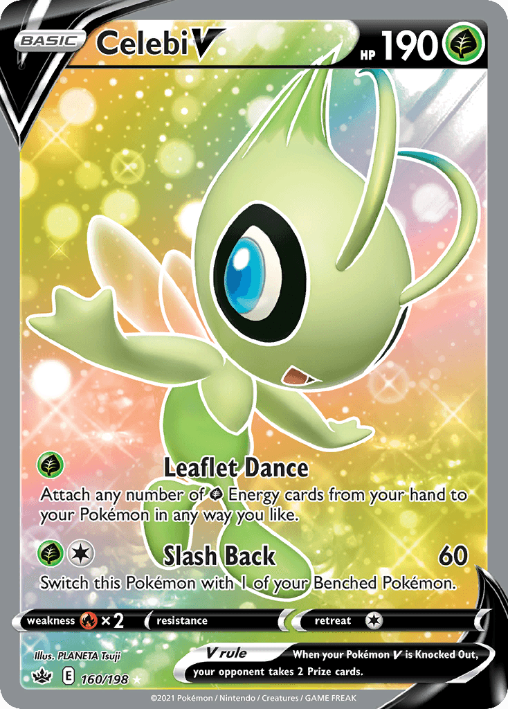 Celebi V Chilling Reign card