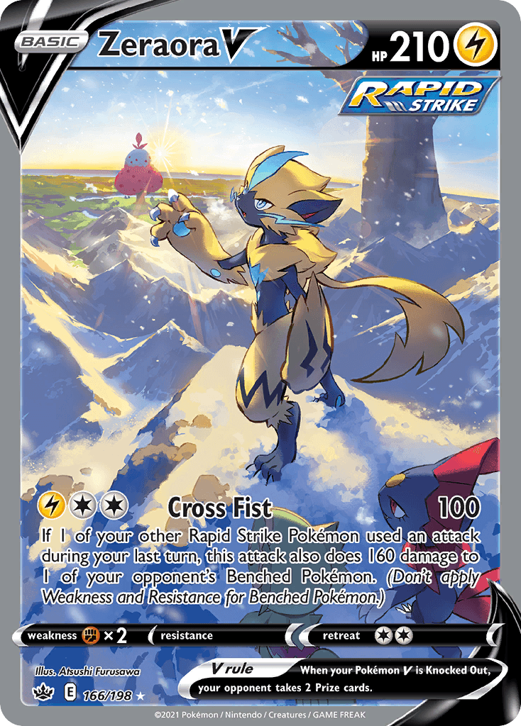 Zeraora V Chilling Reign card