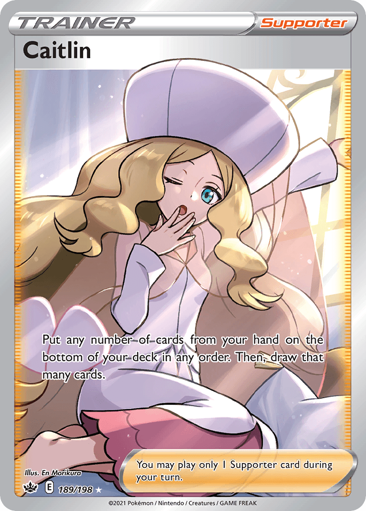 Caitlin Chilling Reign card