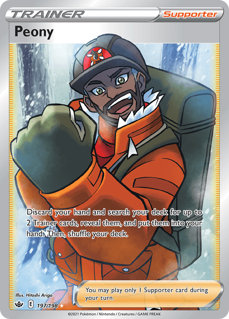 Peony Chilling Reign card