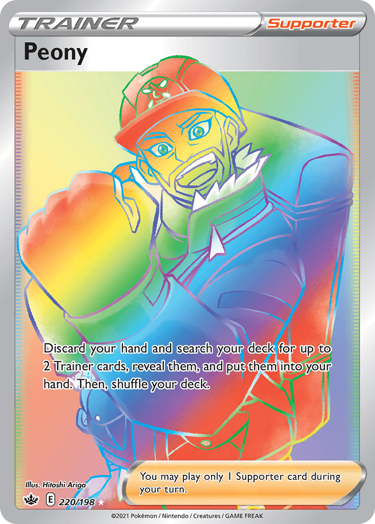 Peony Chilling Reign card