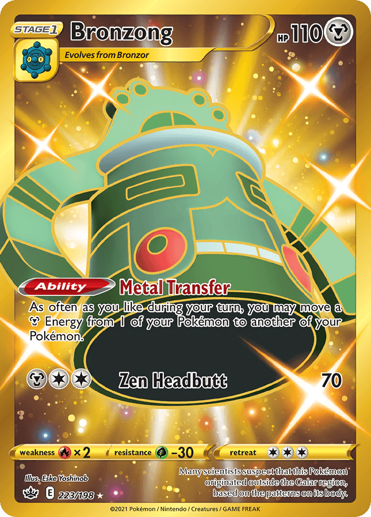 Bronzong Chilling Reign card