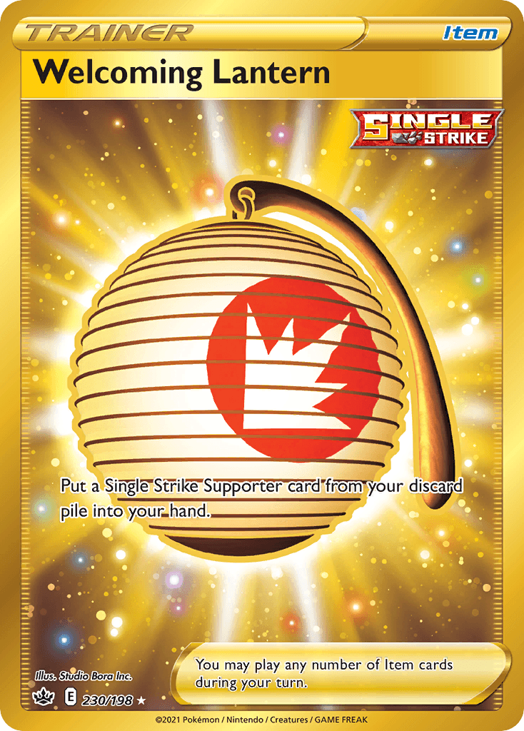 Welcoming Lantern Chilling Reign card