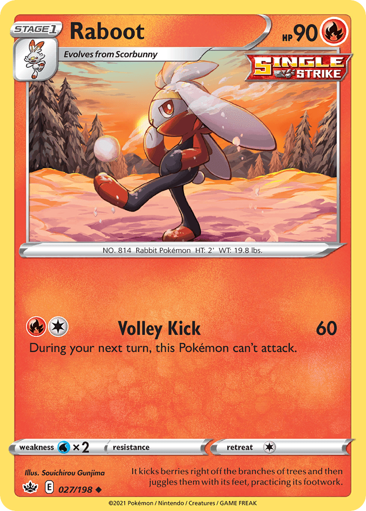 Raboot Chilling Reign card