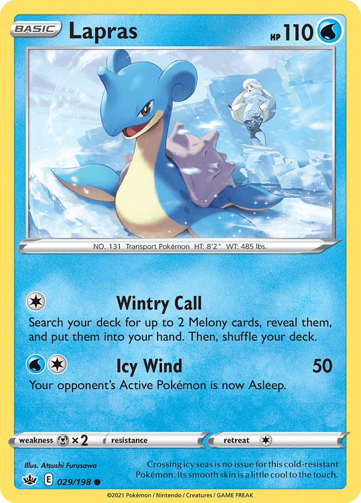 Lapras Chilling Reign card
