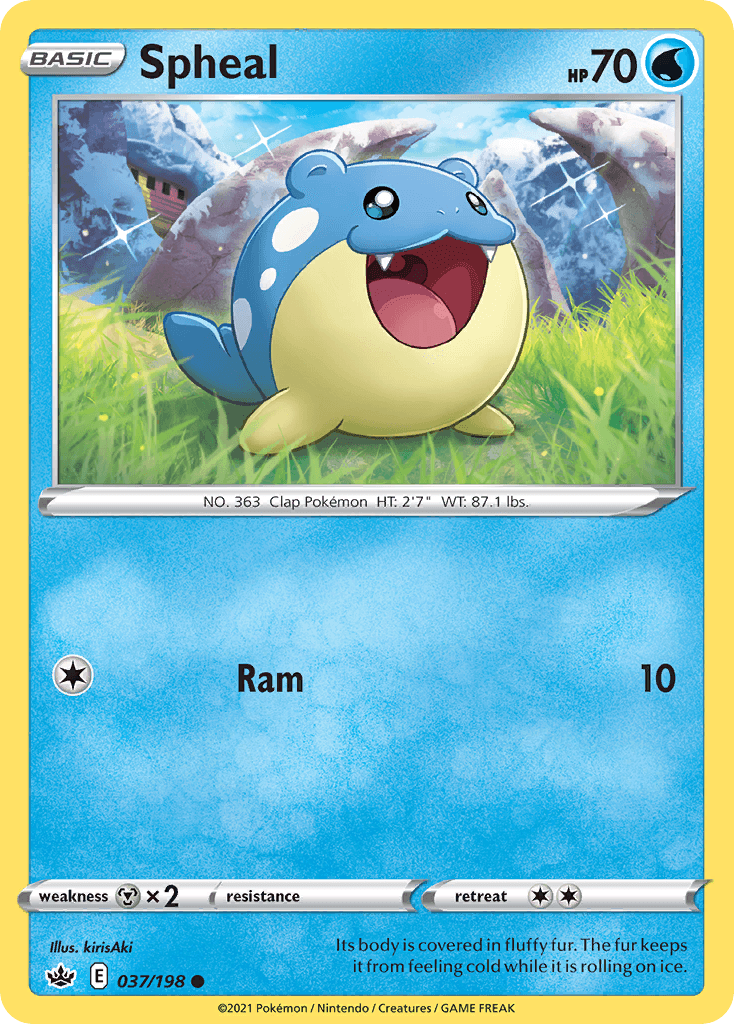 Spheal Chilling Reign card